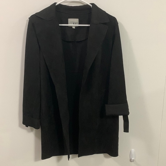 KUT from the Kloth Softest faux suede light jacket EVER!! No closure, Gr8 cond! - Picture 1 of 8